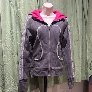 lululemon athletica Gray and Pink Jacket